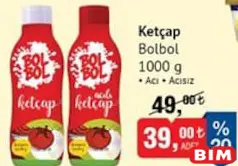 BOLBOL KETÇAP 1000 G